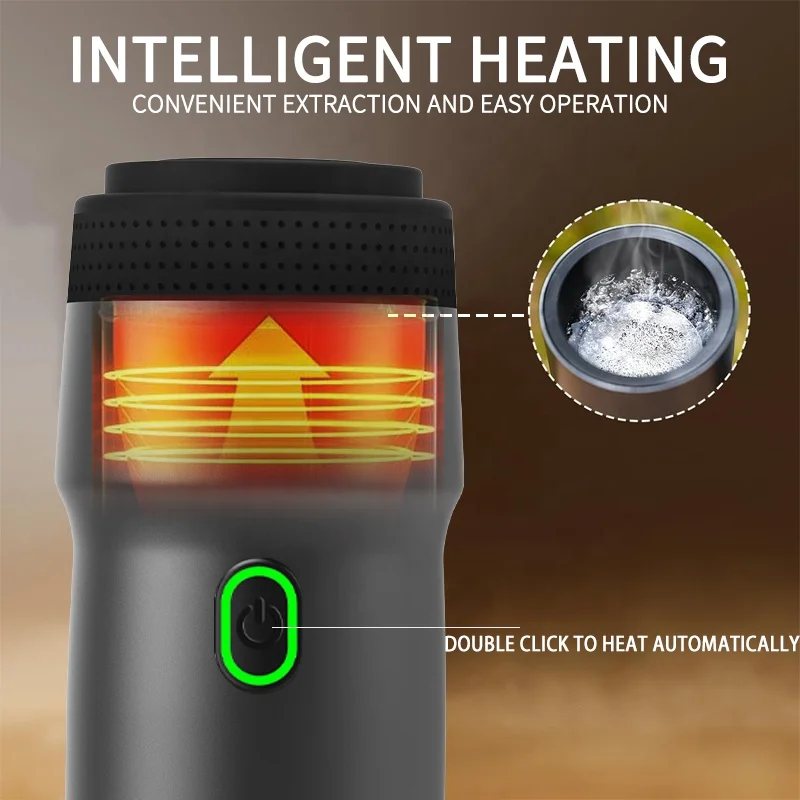 New Design Automatic mini adjustment drip hand coffee bean grinder smart coffee maker for travel