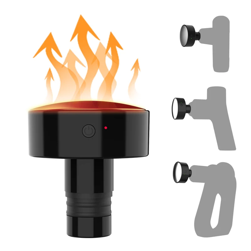 Massage Gun Self-heating Massage Head Fascia Gun Hot Compress Product Massage Attachments