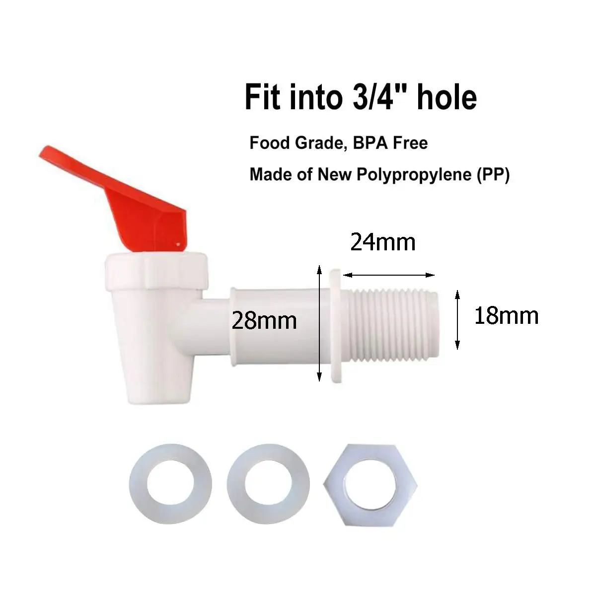 Plastic Drink Dispenser with Spigot