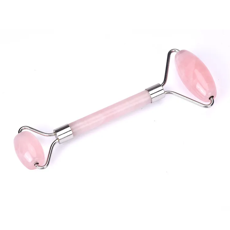 Professional Wholesale Facial Face Massager Rose Quartz Roller with Box