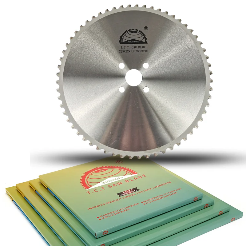 CHINA metal cutting tool circular ceramic 285X32X2.0X60T cold saw blade alloy steel solid bar multi purpose