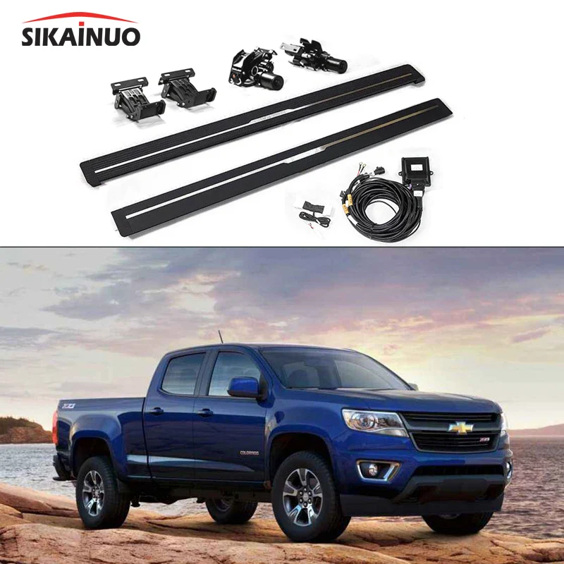 car exterior decoration accessories truck accessories pick up side bar electric for Colorado