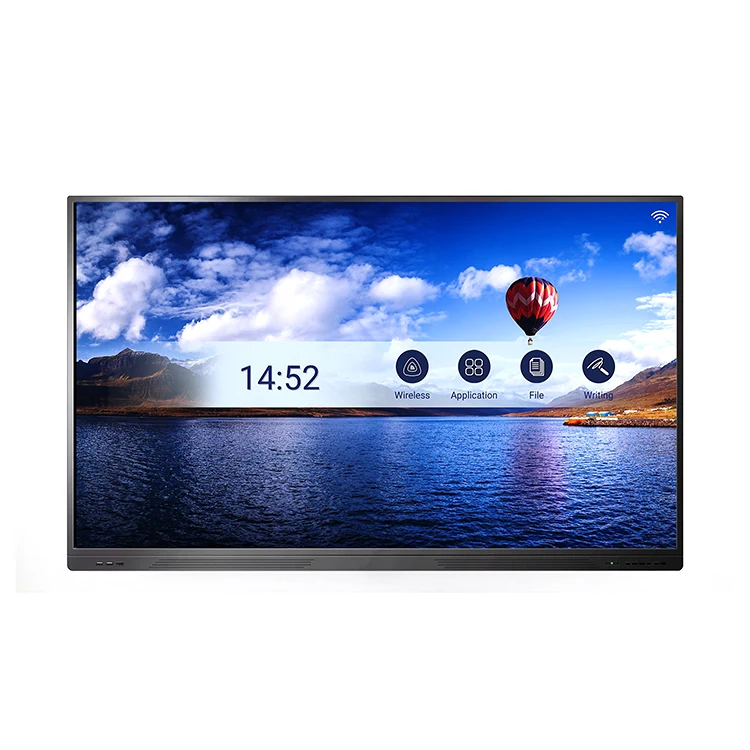 В формате 4K UHD, 75 дюймов мульти сенсорный экран ТВ воспитание Led интерактивной сенсорной плоской панелью
