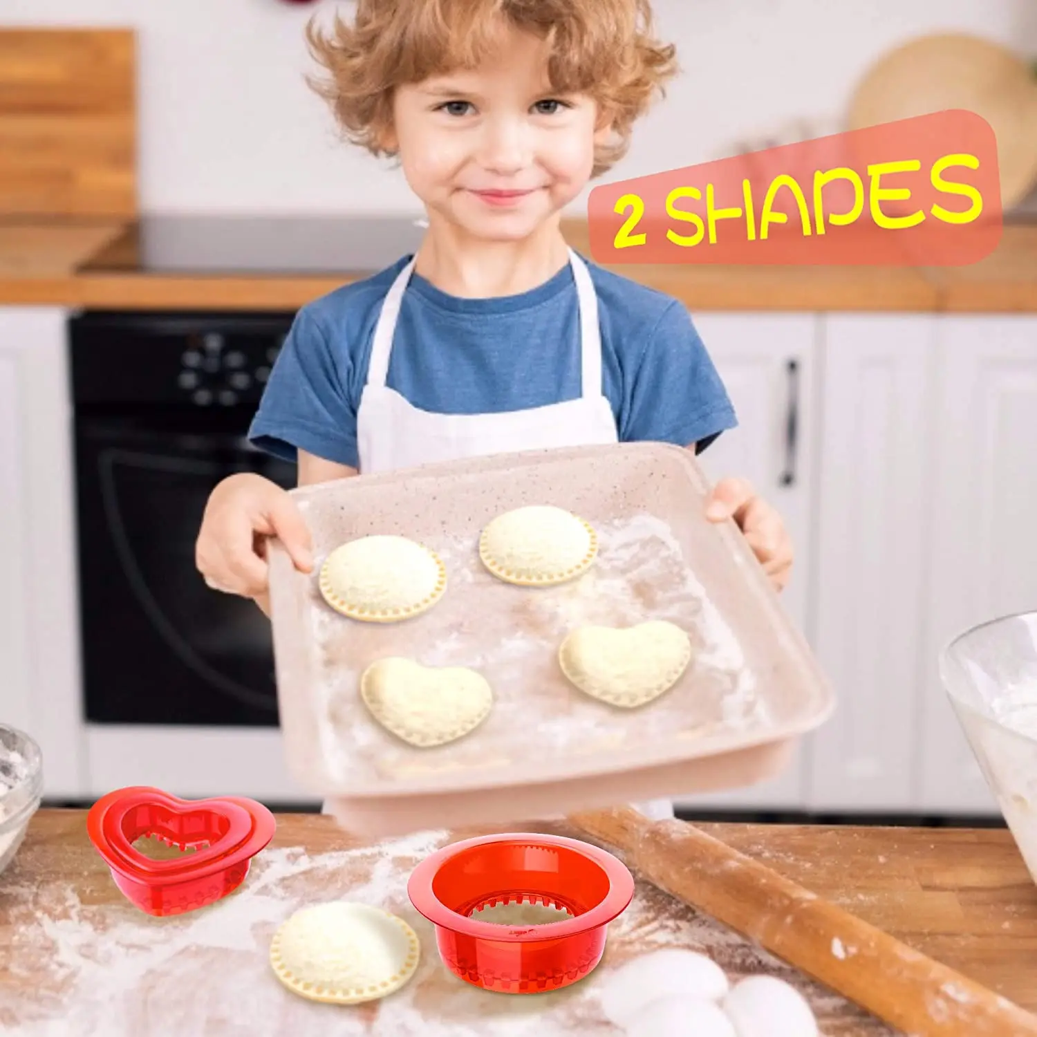 Hot Selling Crustable Bread Press Uncrustable Crustless Sandwich Biscuit Decruster Cutter And Sealer Maker Set  For Kids