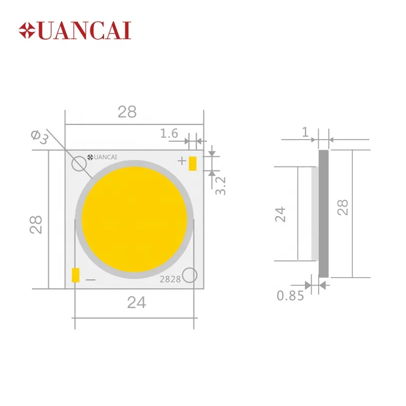 
Shenzhen factory CLU048 same size led chip 30W 36W 40W 50W 60W US bridgelux CE ROHS LM-80 for floodlight 