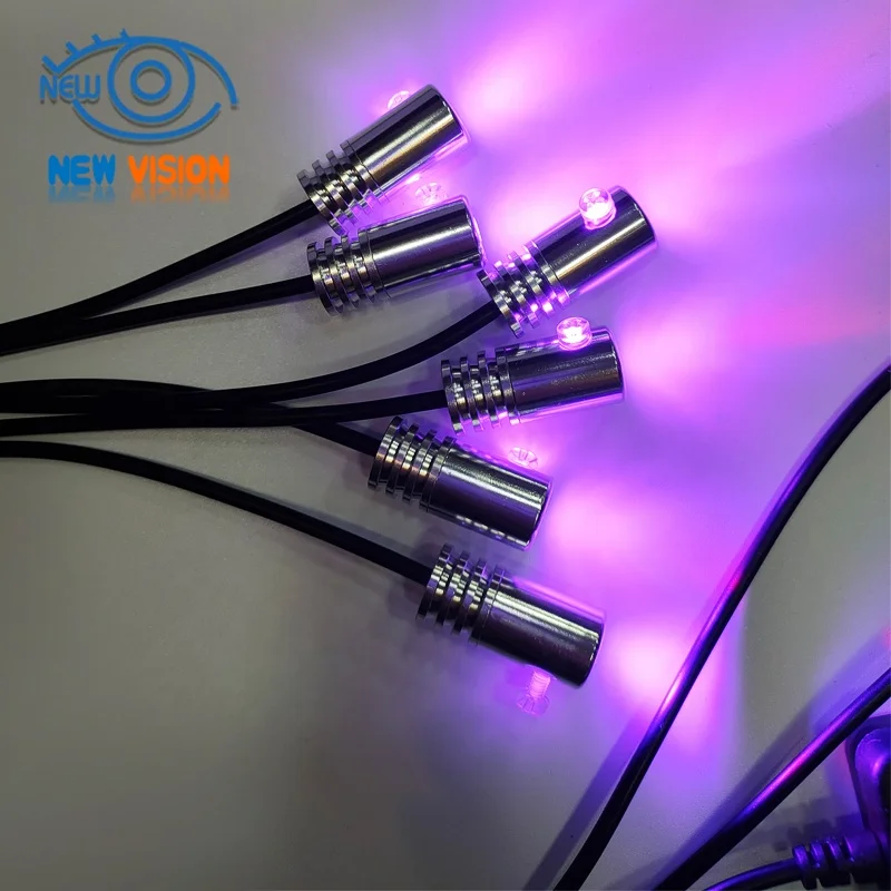 
Universal LED with 6M Car Interior Light Fiber Optic Strip Light 12V Decorative Atmosphere Lamp 