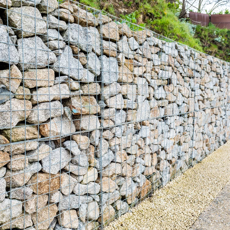 China supplier galvanized welded gabion mesh price 2x1x1m gabion boxes wire mesh fence gabion basket