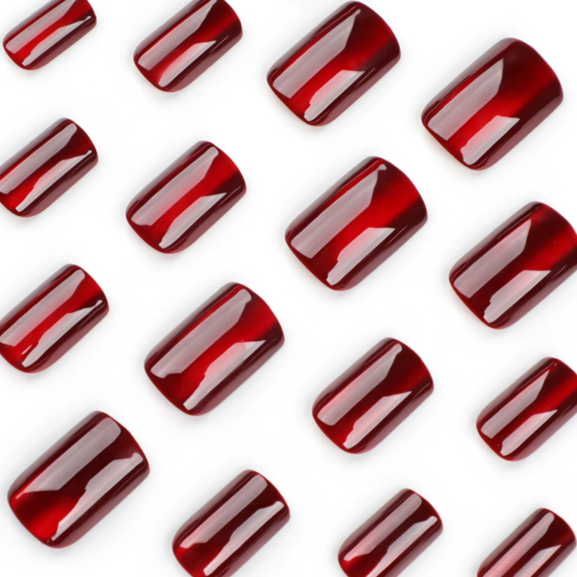 High quality new arrival multi-color Red blood Halloween dress nail French flame Cross nail purple halo spider nail