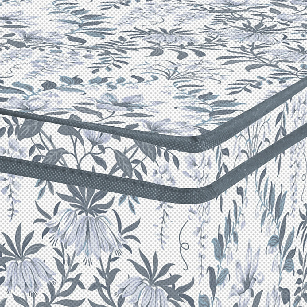 Jumbo Size Foldable  Printed Fabric Stackable Toy Storage  Box