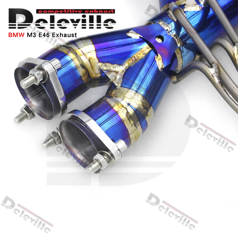 Performance Axle Back For BMW M3 E46 2004-2006 Engine Valved Muffler Catback Exhaust Sports Muffler Rear Axle Back