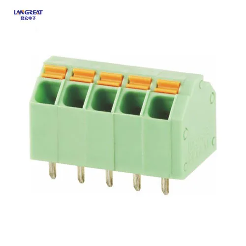 WJ249 spring screwless terminal block pitch 3.81 mm