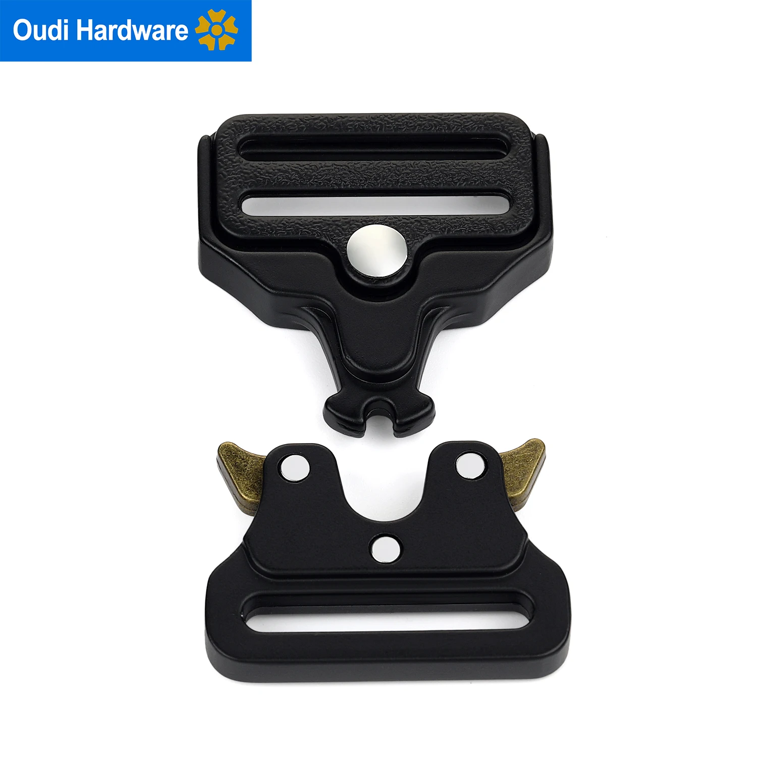 Metal Buckle Dual Adjustable Tactical Belt Buckle 1 inch 25mm Heavy Duty Belt Buckle