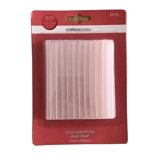 
hot glue gun sticks Factory Direct 11X300mm Crystal Clear Eva Transparent Hot Melt Glue Stick Custom Brand And Logo 