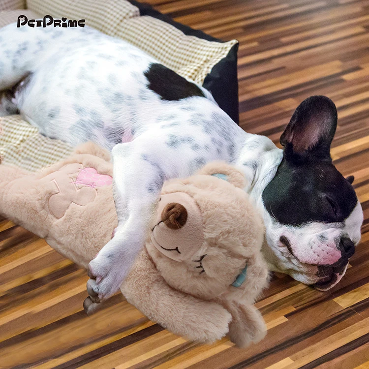  Petprime собака сердцебиение плюшевая игрушка для собаки питомца мягкая с теплым пакетом щенок беспокойство