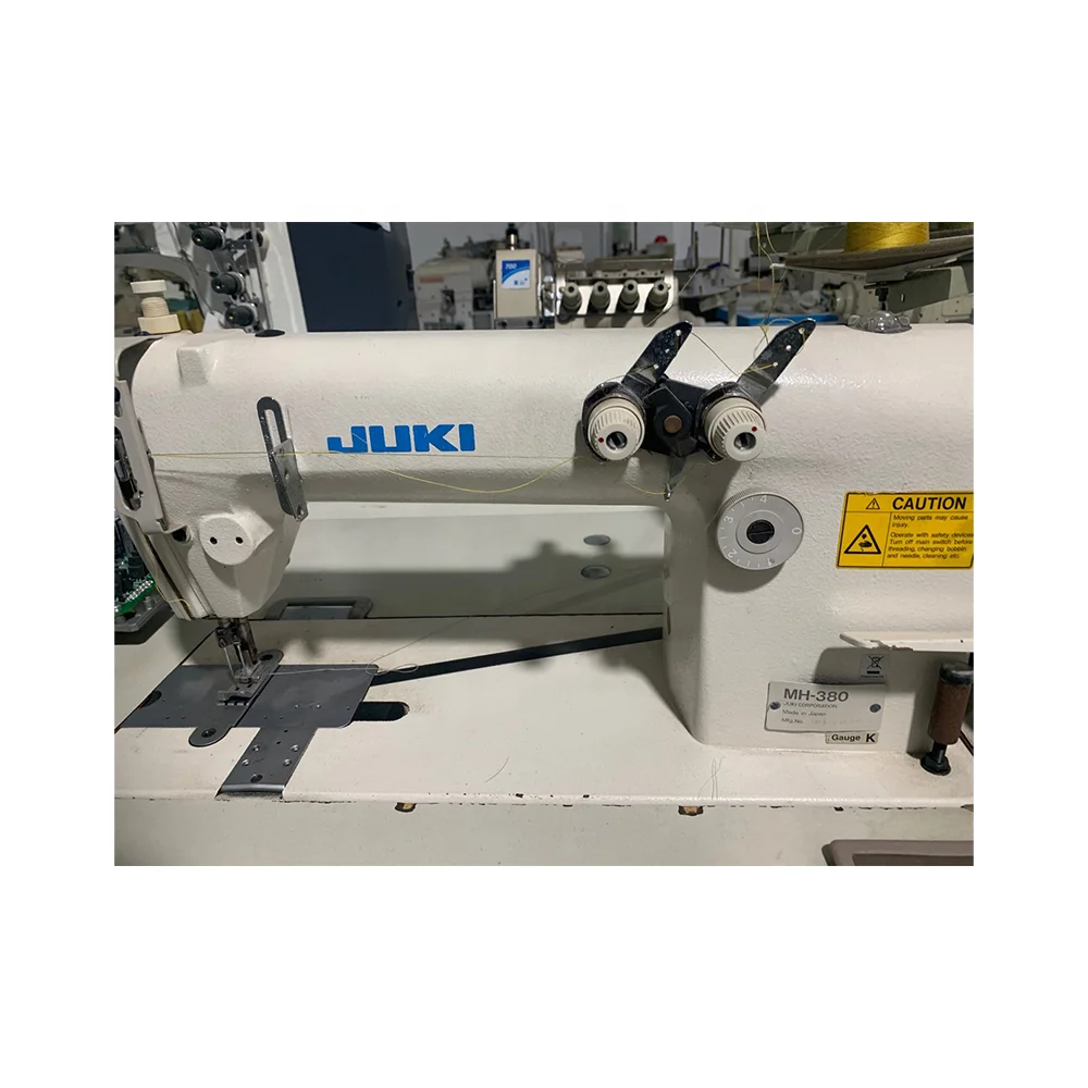 jukis 380 high speed sewing machine double needle chainstitch sewing machine