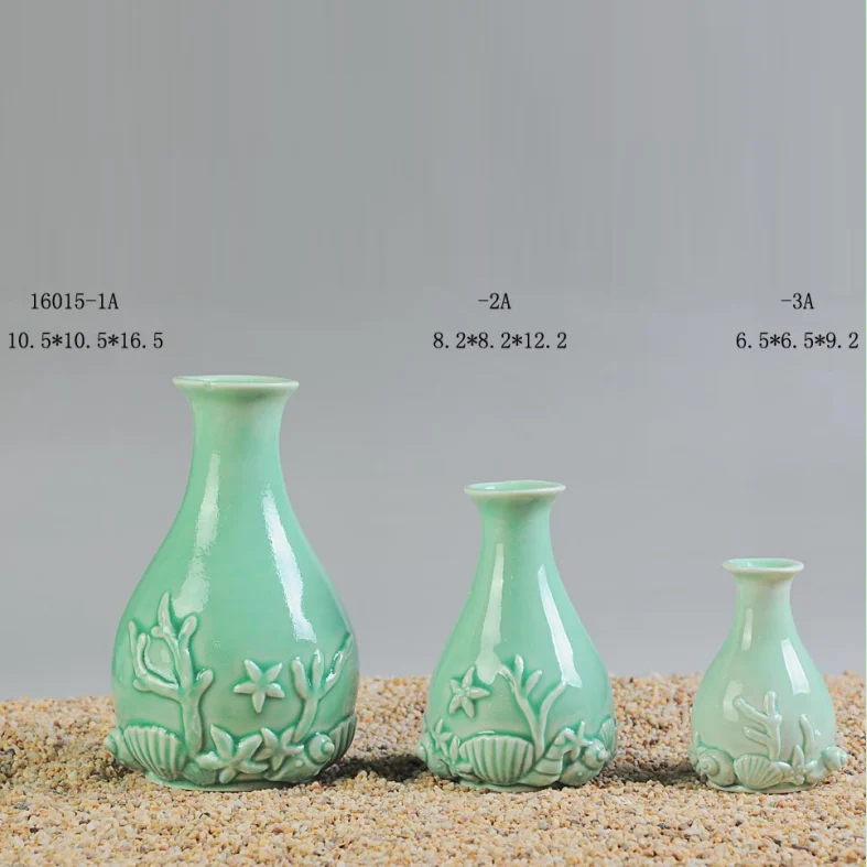 Керамические цветочные вазы Ocean Ceries для домашнего декора