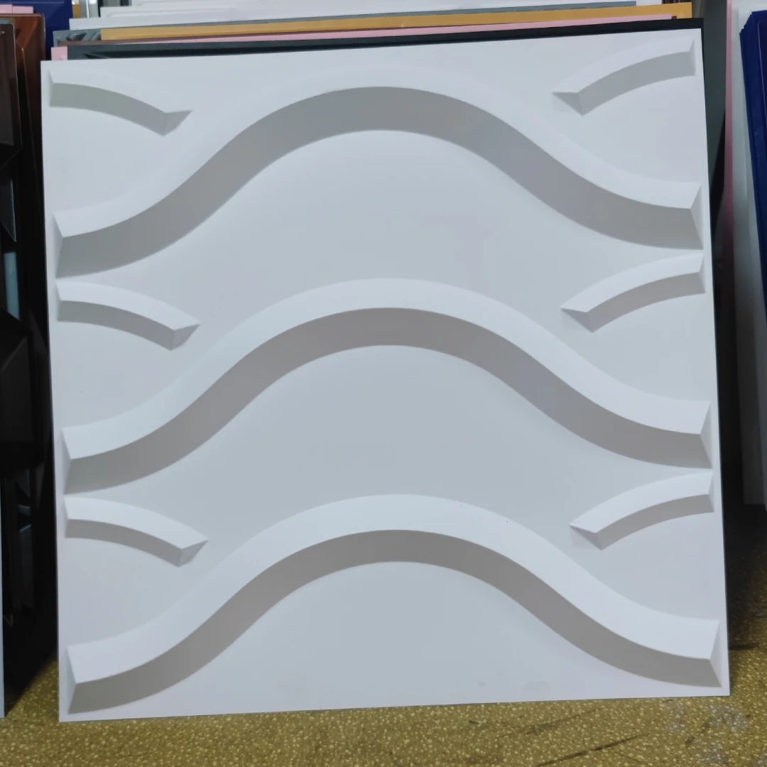 Wall Decor Tiles 3D Interior Plastic PVC Wallpaper Panel Home Decoration 3d Wall Panels