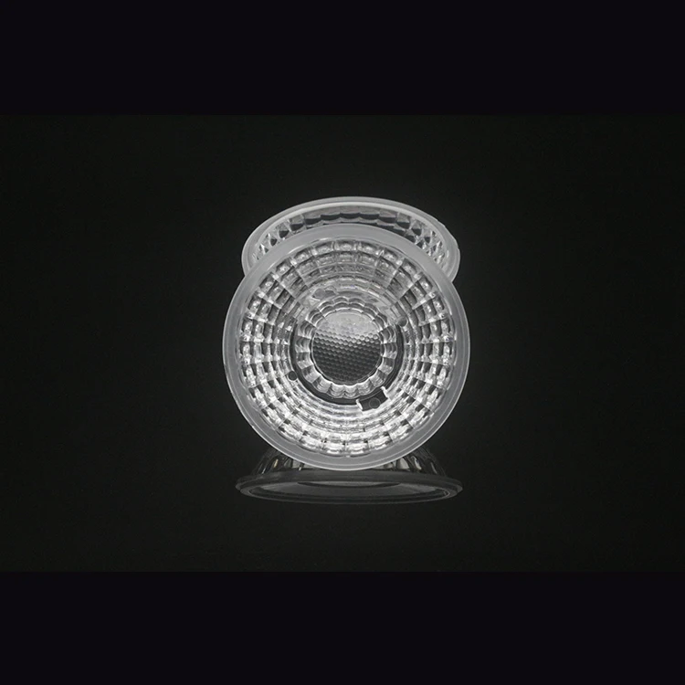 Manufacturer 42MM PMMA PC Optical LED Lens Indoor Led Lenses Down Light Spot Light Track light lens LES 6mm TIR LED Lens