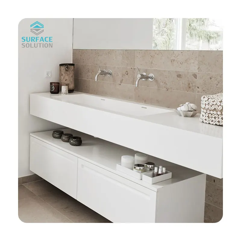 Factory price solid surface Sheets Kitchen/Office/Mall Wall panels artificial marble stone slab/ counter top/vanity top