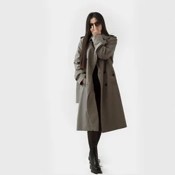 New long style meet your fashion needs waterproof two seasons duck down  trench coat down jacket