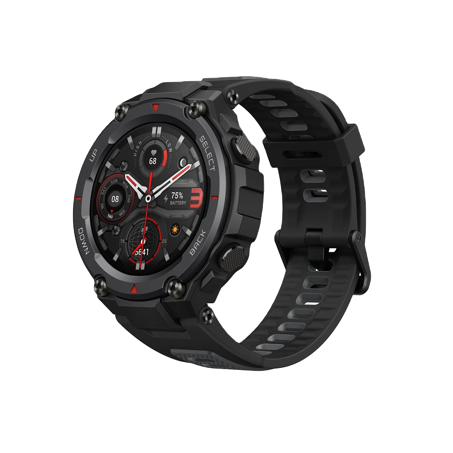 Global Xiaomi Amazfit Trex Pro T-Rex GPS Outdoor Smartwatch Waterproof 18-day Battery Life 390mAh Smart Watch  Amazfit T-Rex Pro
