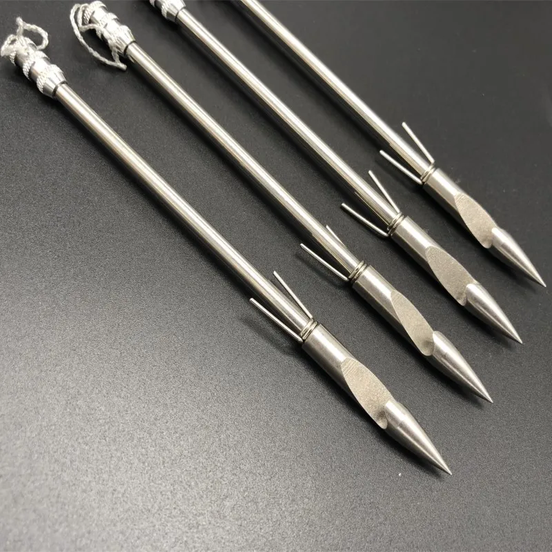 Fish Dart 144mm Stainless Steel Slingshot Arrow Shooting Catapult Outdoor Hunting