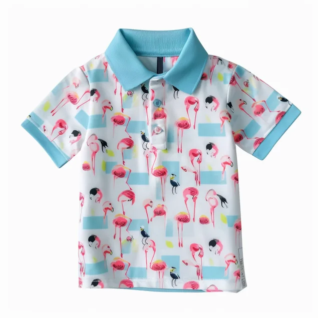 Hot Selling Design Baby Boys Girls Polo Shirts Cotton Solid Color Uniform Golf Clothing Polo Shirt for Children
