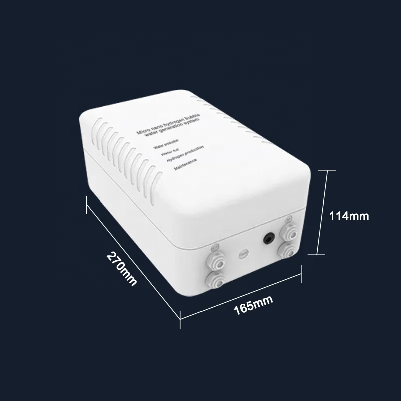 Nano Hydrogen Bubble Water Generator Machine 50m/min Hydrogen Flow Rate Electrolysis H2 Water Bubble Machine
