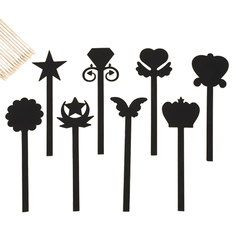 1 Set of 24 Sheets Exploring Fun of Creation Art Trends Fairy Stick Scratching Painting