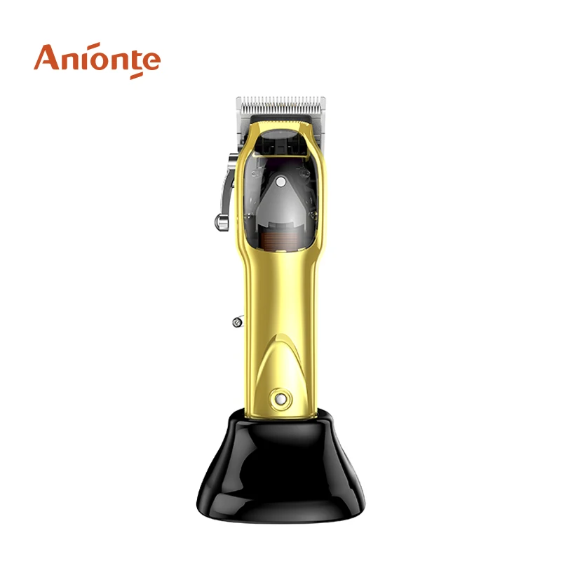 ANIONTE   ATB474  Professional BLDC cordless rechargeable DC motor barber hair clipper 0.6-3.0mm electric Hair trimmer usb lithi