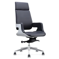 High self weight chassis white shell mix green pu leather modern green leather desk chair