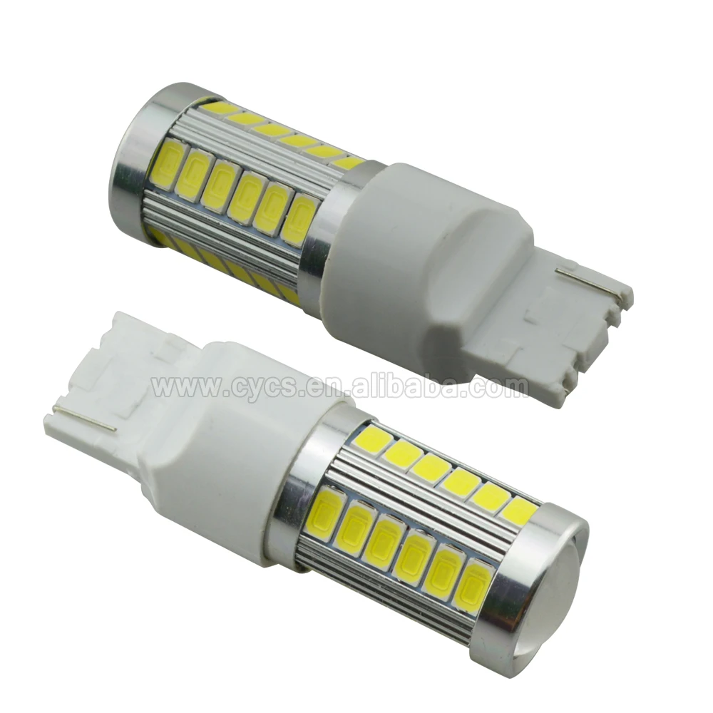12V T20 7440 33SMD 5630 super white Car led interior turn signal reverse bulb