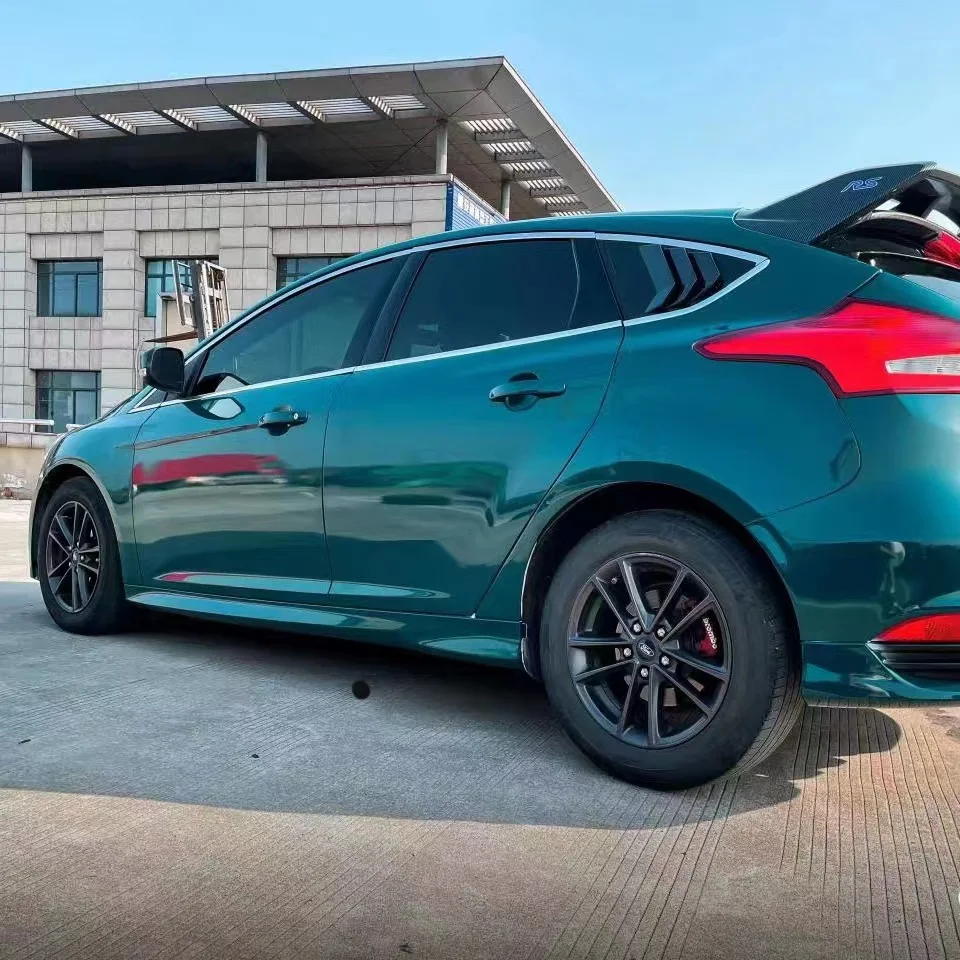 Линейка для домашних животных зеленый ад версия без пузырьков воздуха блеск Хамелеон кузова автомобиля цвет металлик виниловая