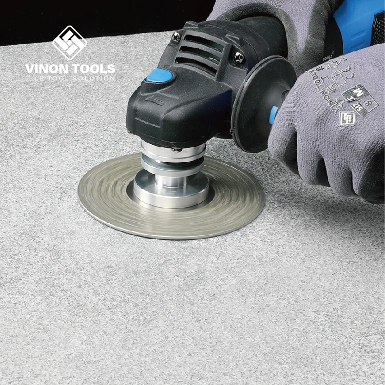 Grit #40\/45 Electroplated Diamond Disc Multi Purpose Diamond Cutting Disc With Aluminium Flanges