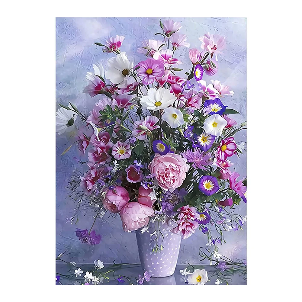 Wholesale 5D Diamond Painting Kits for Adults flower Full Drill DIY Diamond Art Painting for Home Wall Decor