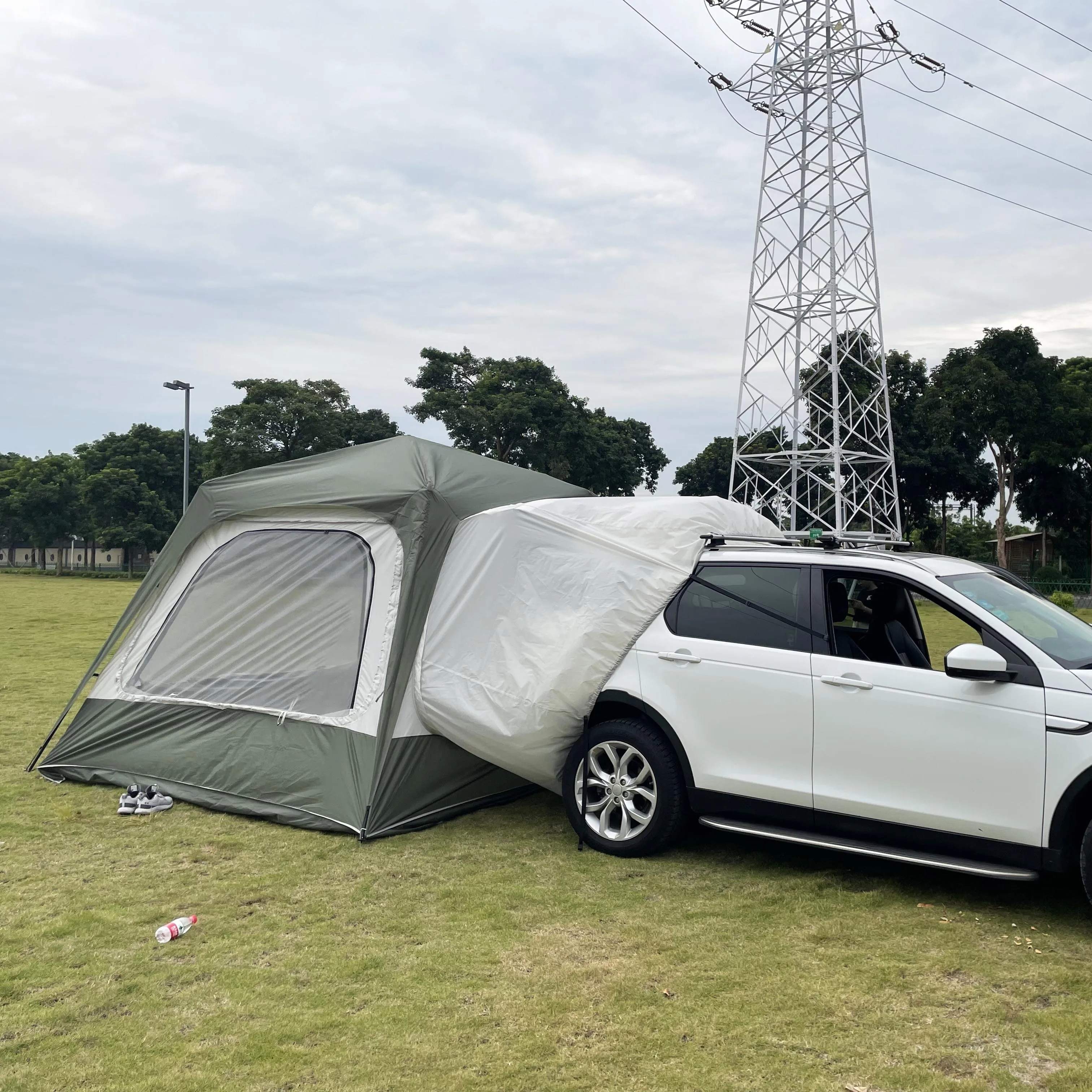 Traveler Outdoor Gear Portable Foldable Connectable Tailgate Canopy Camping Car Rear Tent Suv Awning Tent For Camping