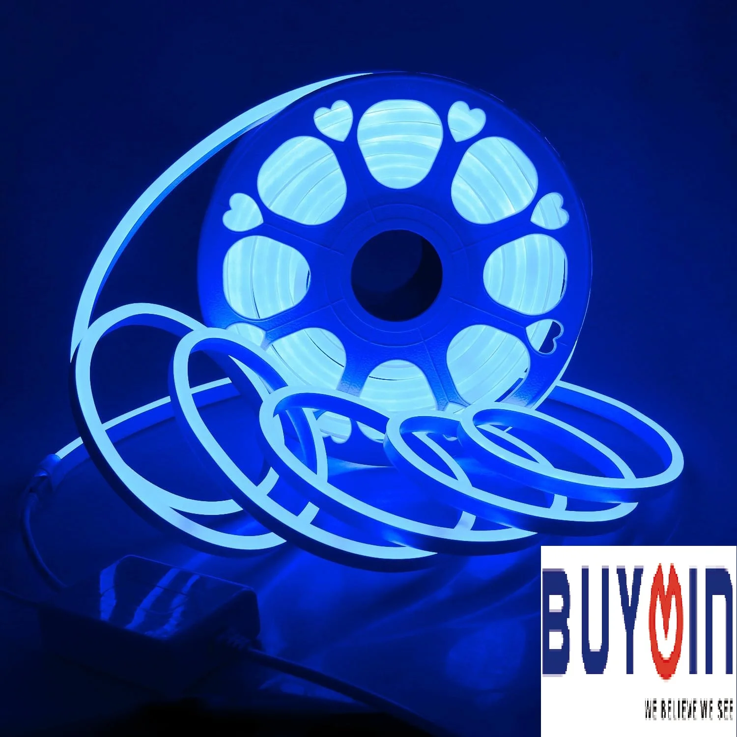 2024 Ultra-Bright IP65 Waterproof Outdoor LED Rope Strip 220V 2700-6500K SMD 2835 PVC Body New Trend Flex Neon Sign Decorations