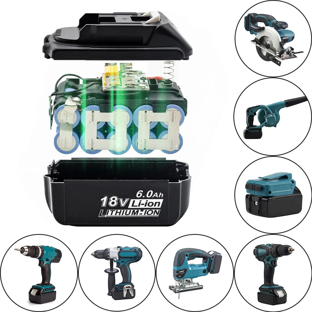 BL1860 Rechargeable Battery 18 V Lithium ion for Makita Battery BL1840 40v 4amp makita battery 18v