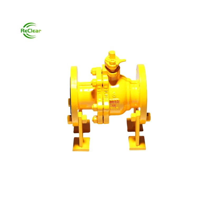 Stainless Steel Plat Wafer Type Floating Ball Valve Investment Casting PN10 DN40/50 Manual Pneumatic Power General Water Gas OEM