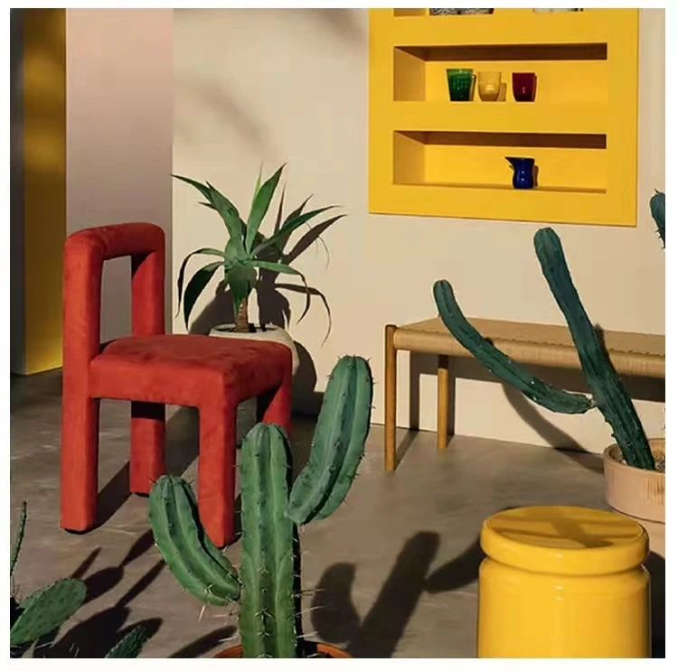 High Quality Elastic Sponge designer Luxury Banquet grey velvet dining soft bag chair Leather Cushion Wood Legs en restaurant