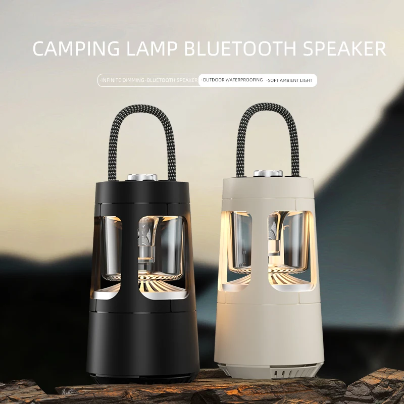 Retro Portable Camping Lantern 4000mAh Outdoor Kerosene Vintage Camp Lamp 2 Lighting Modes Tent Light for Hiking Climbing Yard