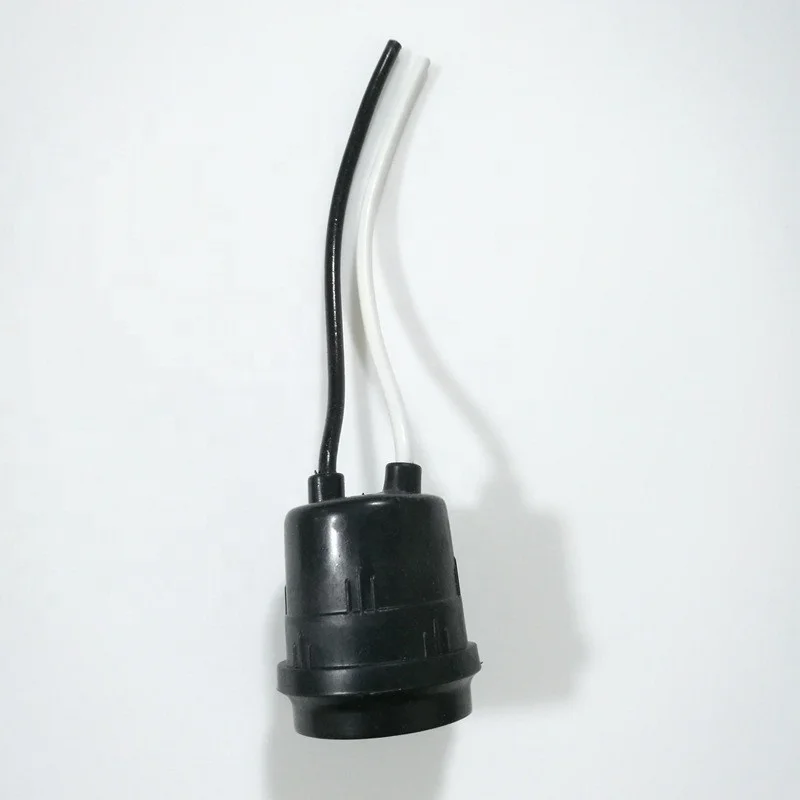 4A 250V Outdoor Waterproof Lampholder with Wire E27 Screw Lamp Holder