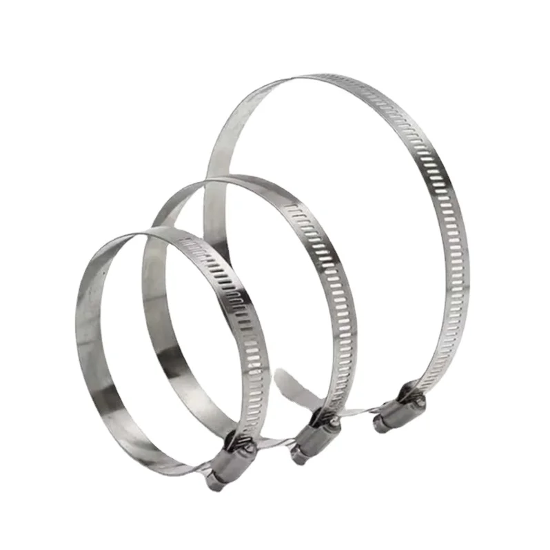 IDO-FIX High Quality Wholesale American 201 304 stainless steel hose clamps adjustable pipe clamp worm gear
