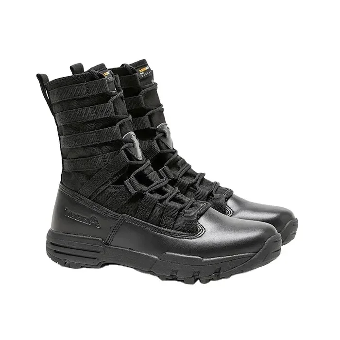Yakeda Outdoor Desert High Ankle Men Botas Combat Training Shoes Askeri Bot Black Green Safety Men Women Leather Tactical Boots