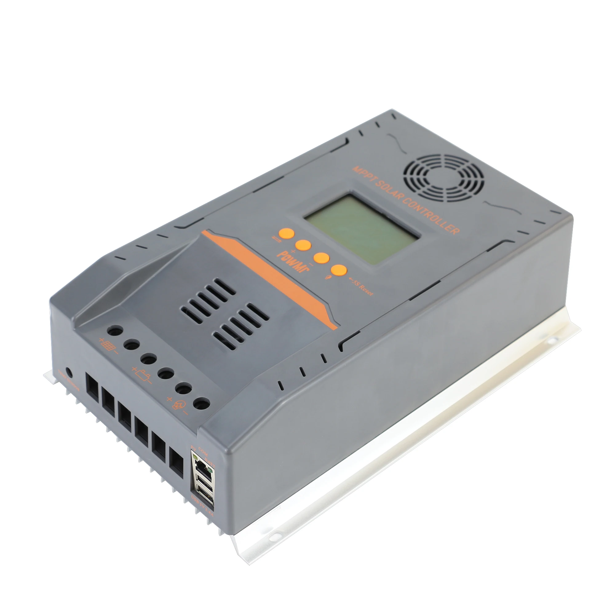 PowMr In Stock 100A Solar Panel Charge Controller 48V LCD Display Built-in MPPT Solar Controller