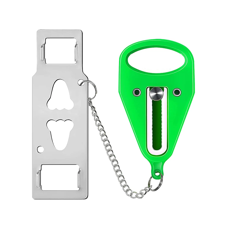 New desgin red green blue Security Portable Door Lock Travel Guard Hotel School  Privacy PadLock Stopper Home Portable Lock