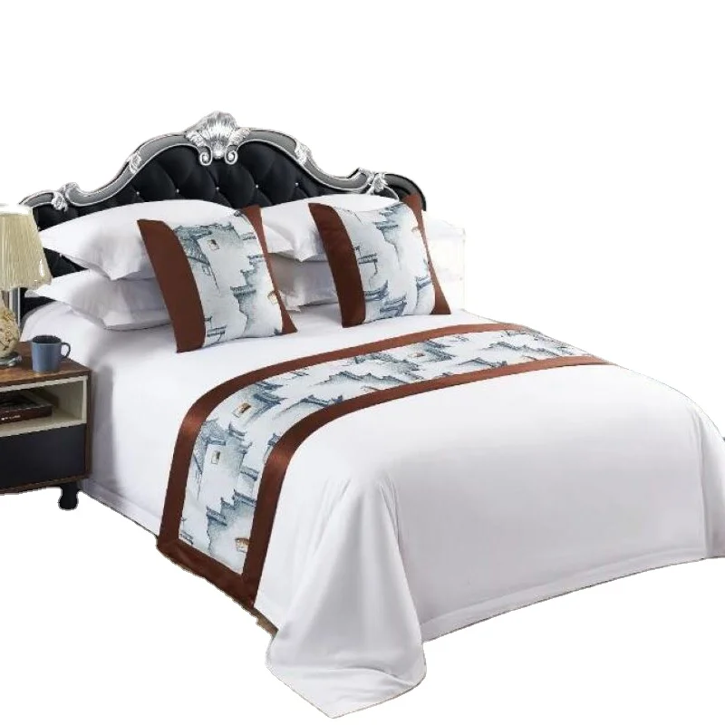 luxury design soft light satin white bedding set 5 star quality soft for duvet cover set can machine wash hotel bedding set