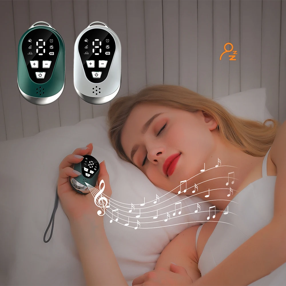 Portable EMS Microcurrent Pulse Improve Insomnia Device Sleepless Handheld Sleep Aid