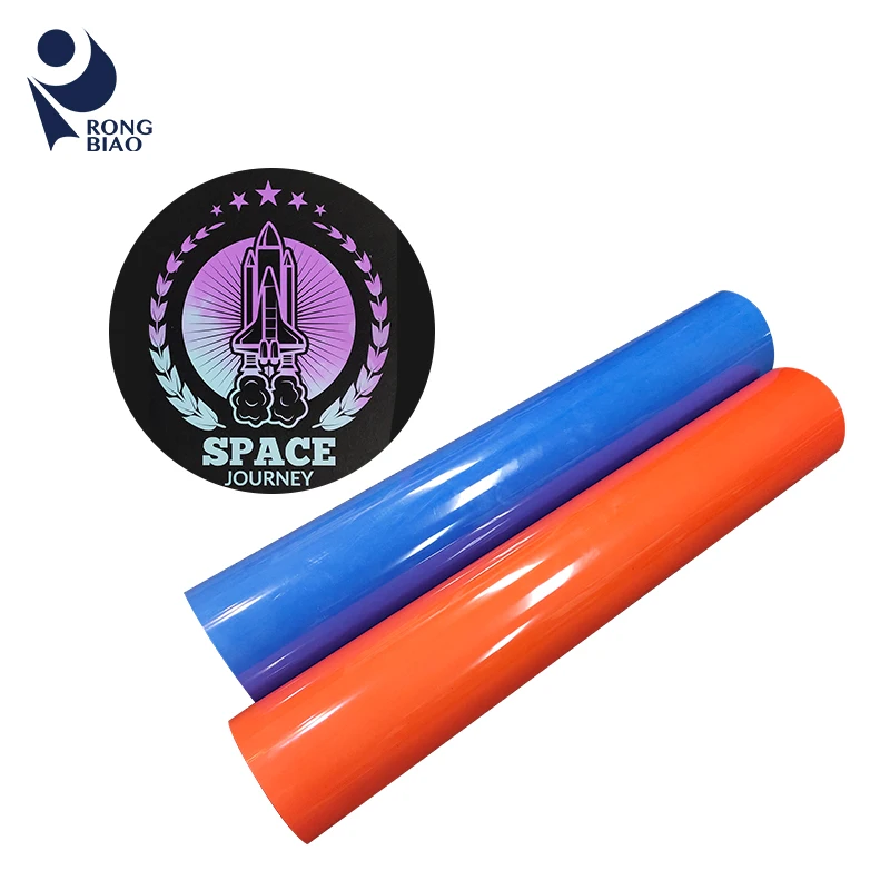 Manufacturer Htv Vinil Textil Cameo Temperature Sensitive Heat Transfer Vinyl Color Changing Vinyl for Clothing