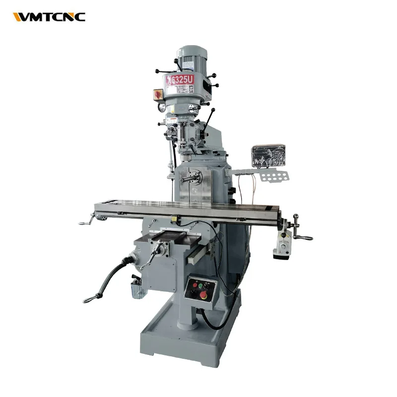 China high quality X6325U manual universal vertical horizontal milling machine with low price